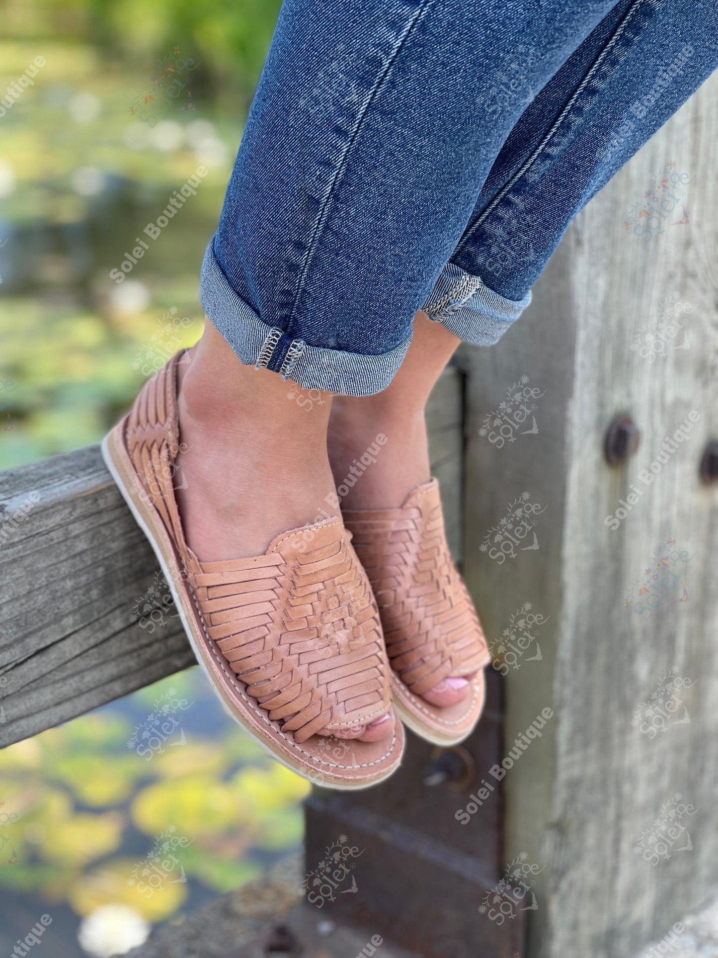 Open Toe Artisanal Sandal
