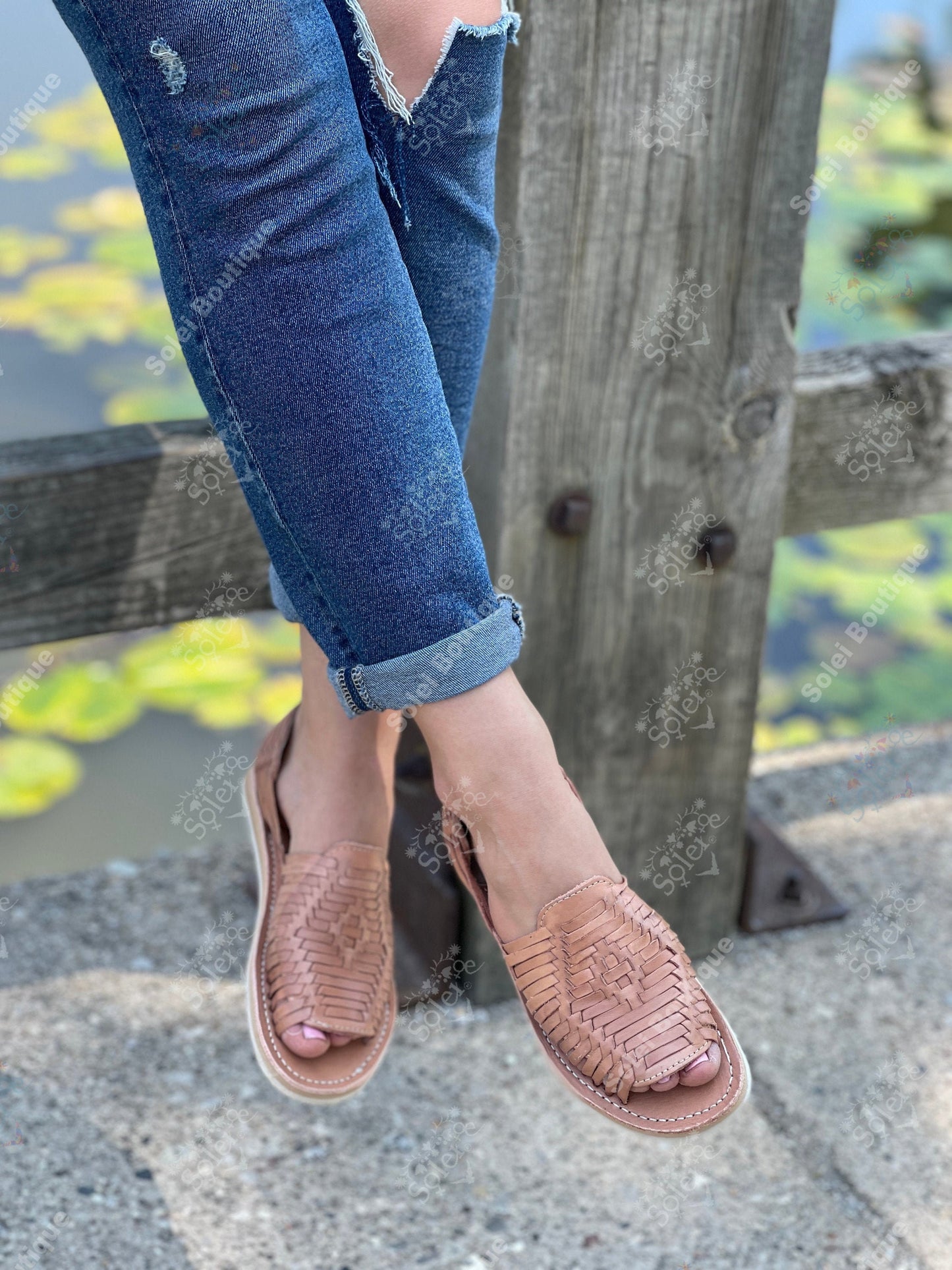 Open Toe Artisanal Sandal
