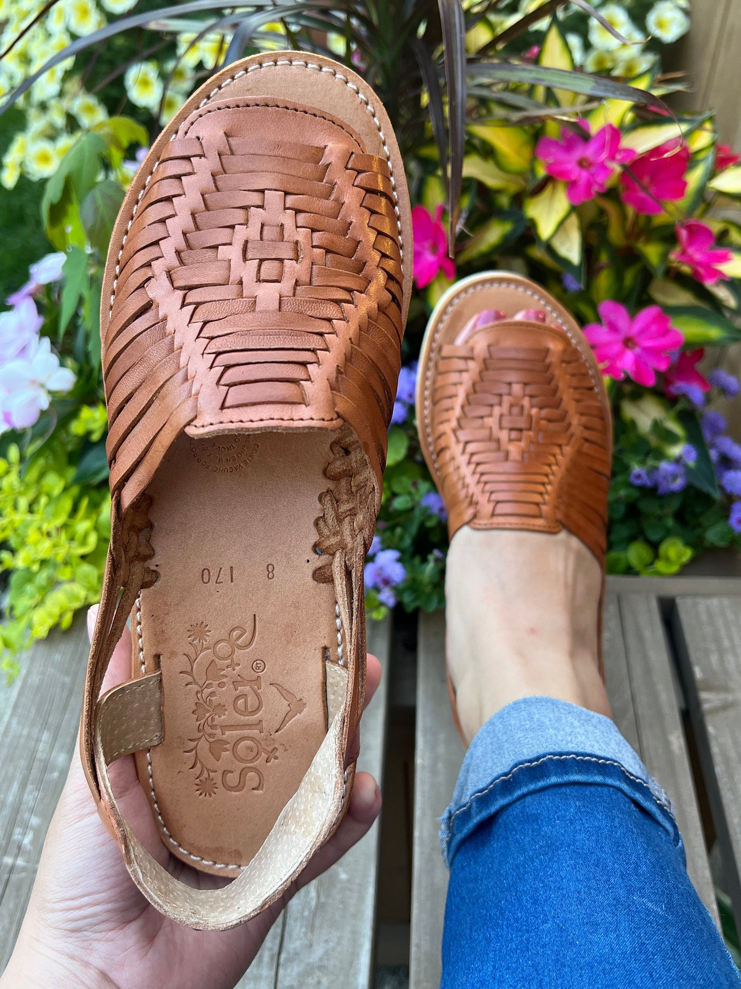Open Toe Artisanal Sandal
