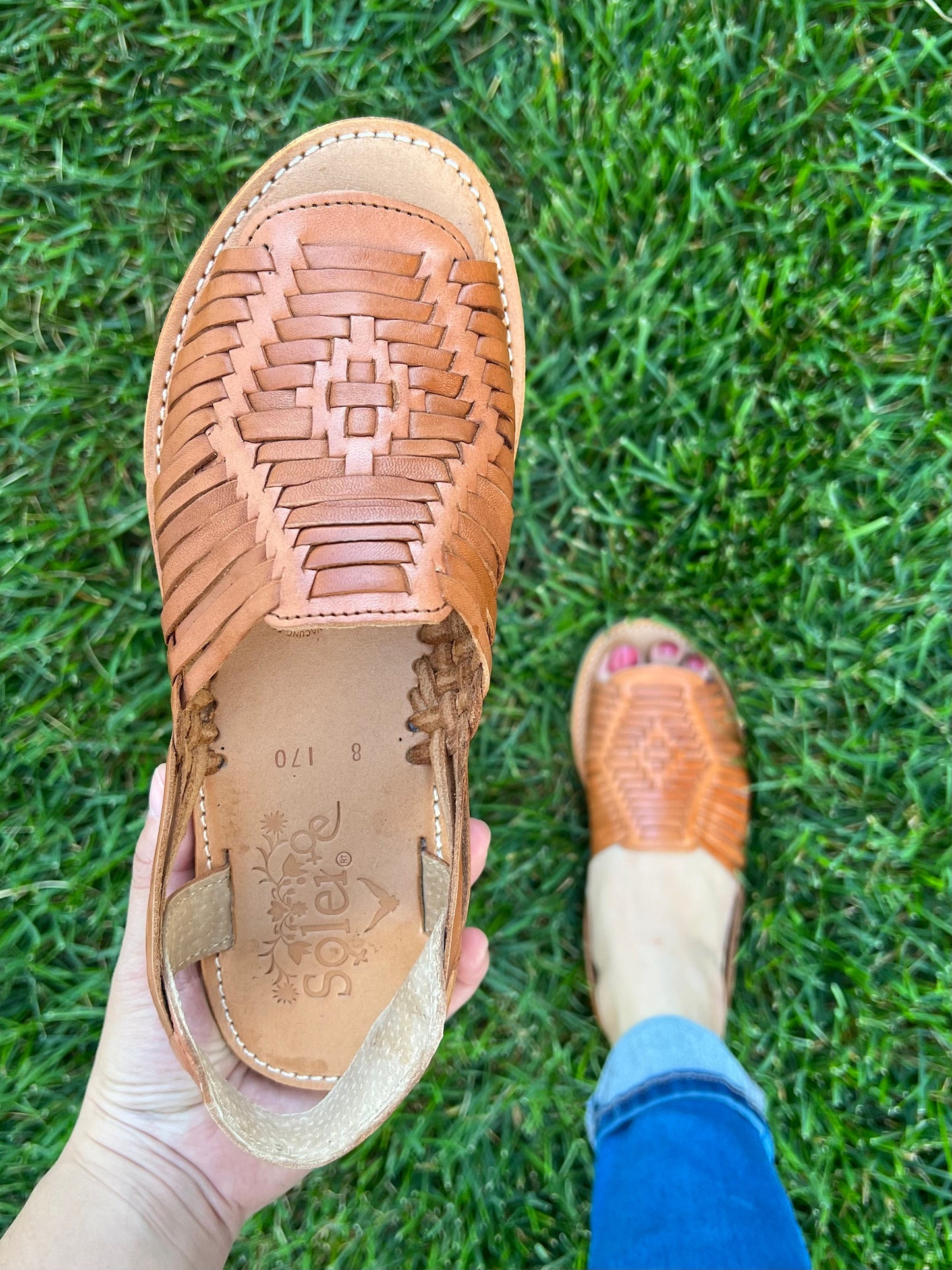 Open Toe Artisanal Sandal