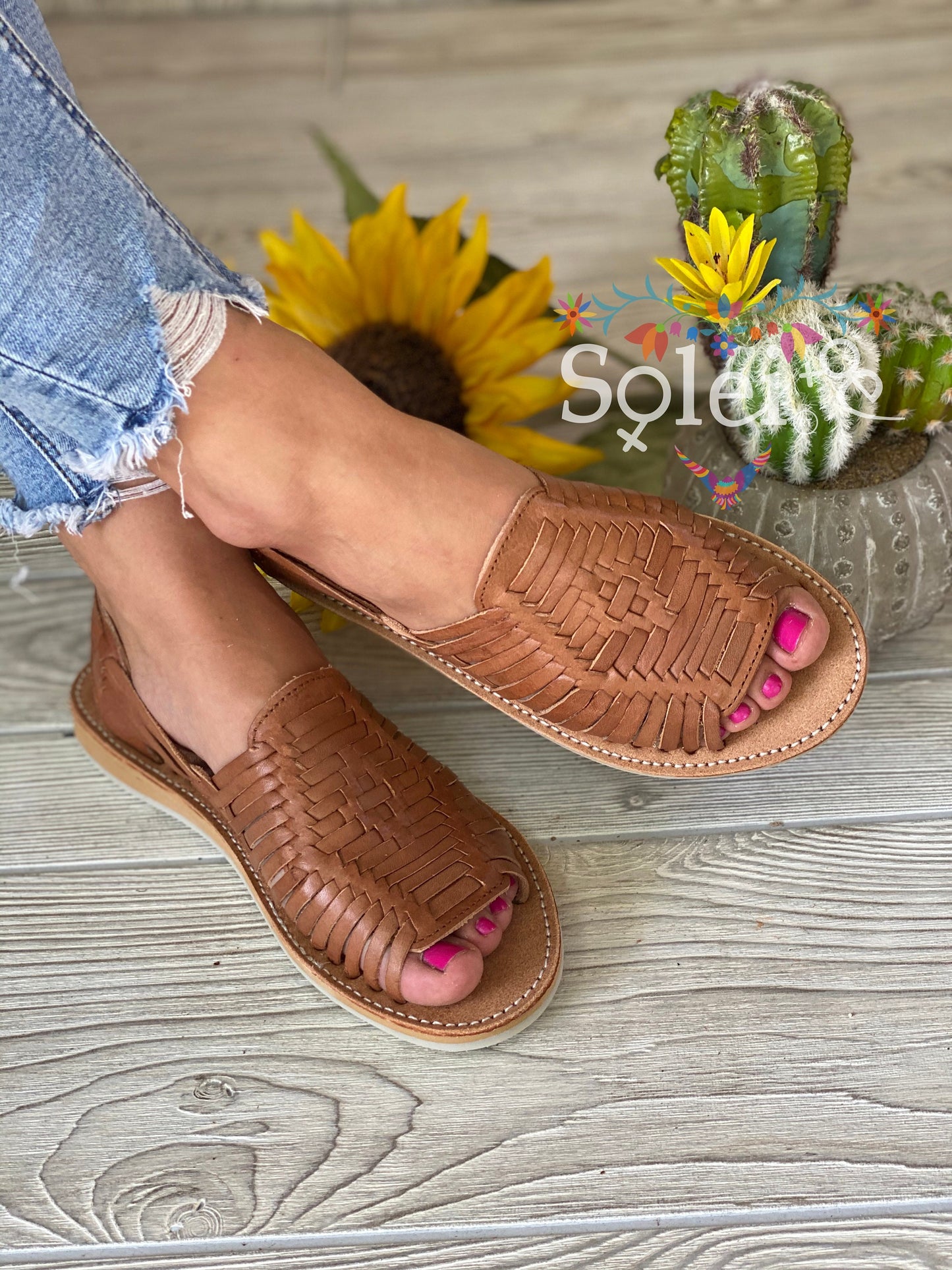 Open Toe Artisanal Sandal