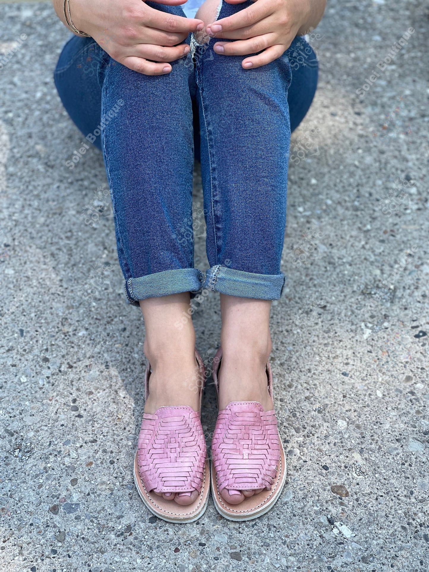 Open Toe Artisanal Sandal